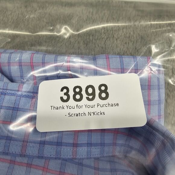 UNTUCKit Wrinkle Free Men's Long Sleeve Button-Down Pocket Shirt Blue 2XL - Picture 14 of 14